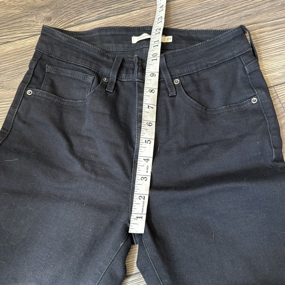 Levi’s 721 high rise skinny Black Jeans system 27 - Picture 7 of 9